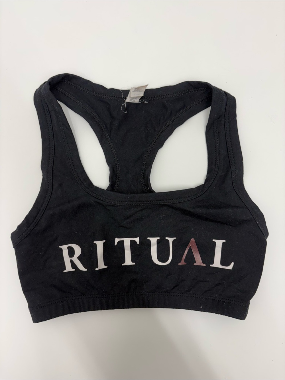 Ritual Black Racerback Sports Bra